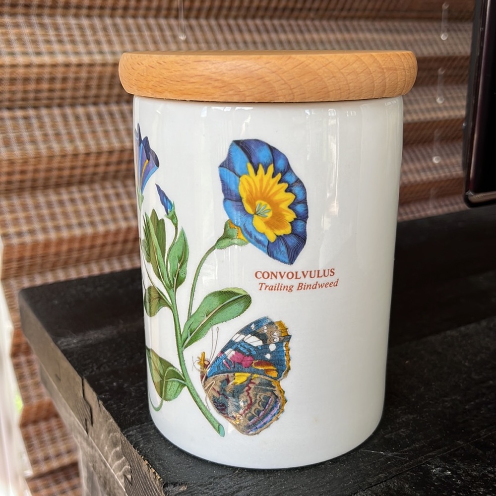 PORTMEIRION Vintage Botanic Garden 5” Canister Convolvulus Trailing Bind… - Picture 2 of 8